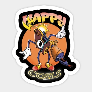 happy coils  tattoo machine Sticker